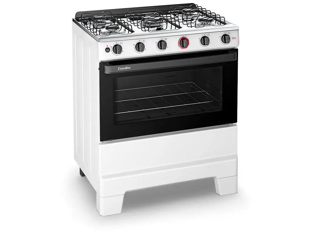 Fogão 5 Bocas Esmaltec Branco Ideal Super BR 5121 110/220V - Imagem 3