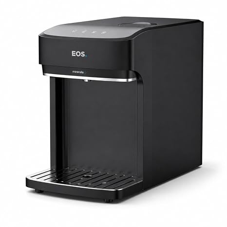 Bebedouro e Purificador de Água EOS Mineralle com compressor All Black EPC08P 110V