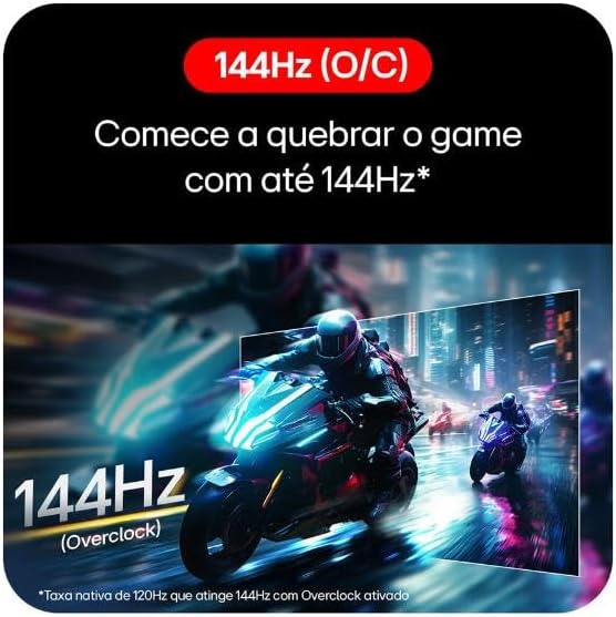 LG UltraGear Monitor Gamer 24" IPS 144Hz (O/C) 1ms (MBR) Full HD (1920x1080) HDR10 NVIDIA G-SYNC AMD FreeSync, Preto - 24G411A - Imagem 4
