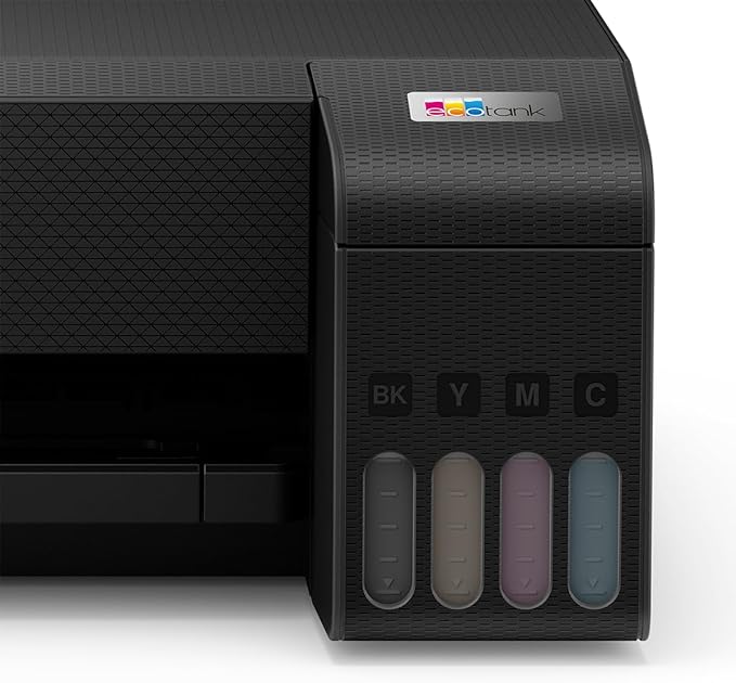 Impressora Epson EcoTank L1250 - Tanque de Tinta Colorida, Wi-Fi Direct, Comando de voz, Bivolt, Cor: Preto - Imagem 2