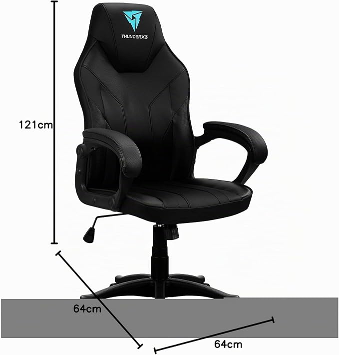 Cadeira Gamer EC1, ThunderX3, 2019, Windows_XP, Preta - Imagem 2