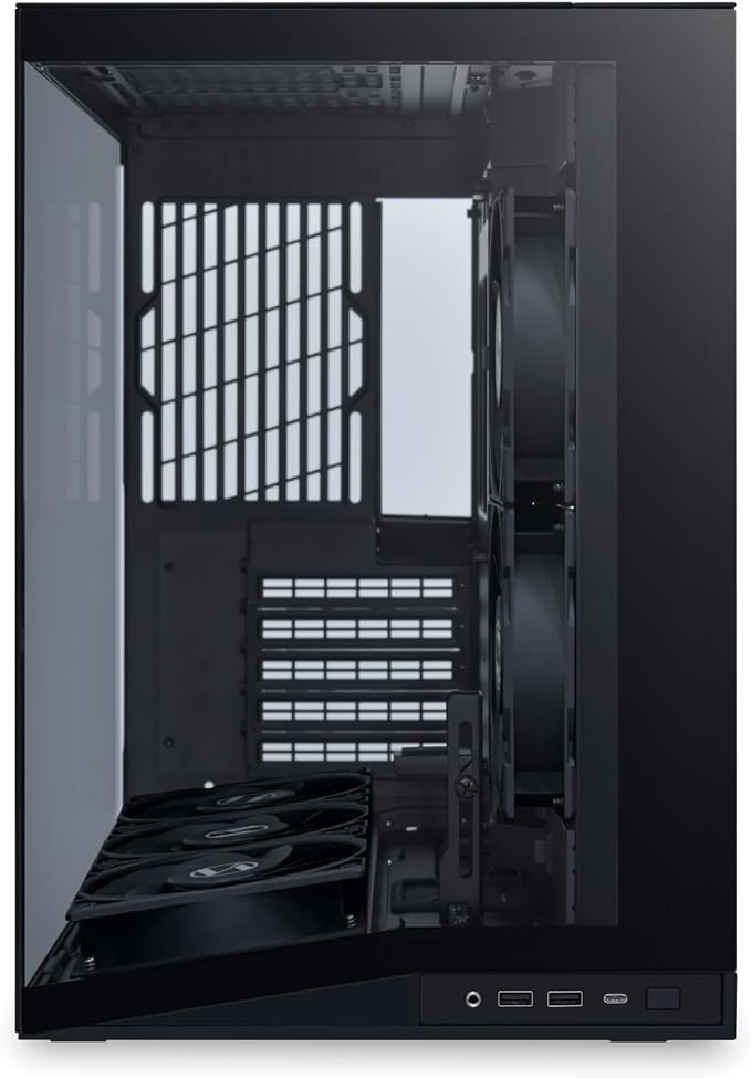Gabinete Gamer Lian Li O11 Dynami Mini V2 Flow Preto Com 5 Fans O11DMIV2FX BLACK - Imagem 2