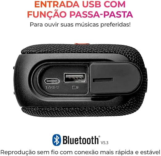 Caixa de Som Aiwa AWS-SP-07-B Bluetooth Portátil 7W USB - Imagem 3