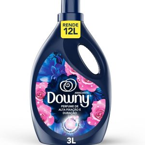 Downy Amaciante Concentrado Líquido Brisa Intenso 3L – Rende 12L | Fabric Softener com Perfume Intenso de Rosas e Frutas Vermelhas