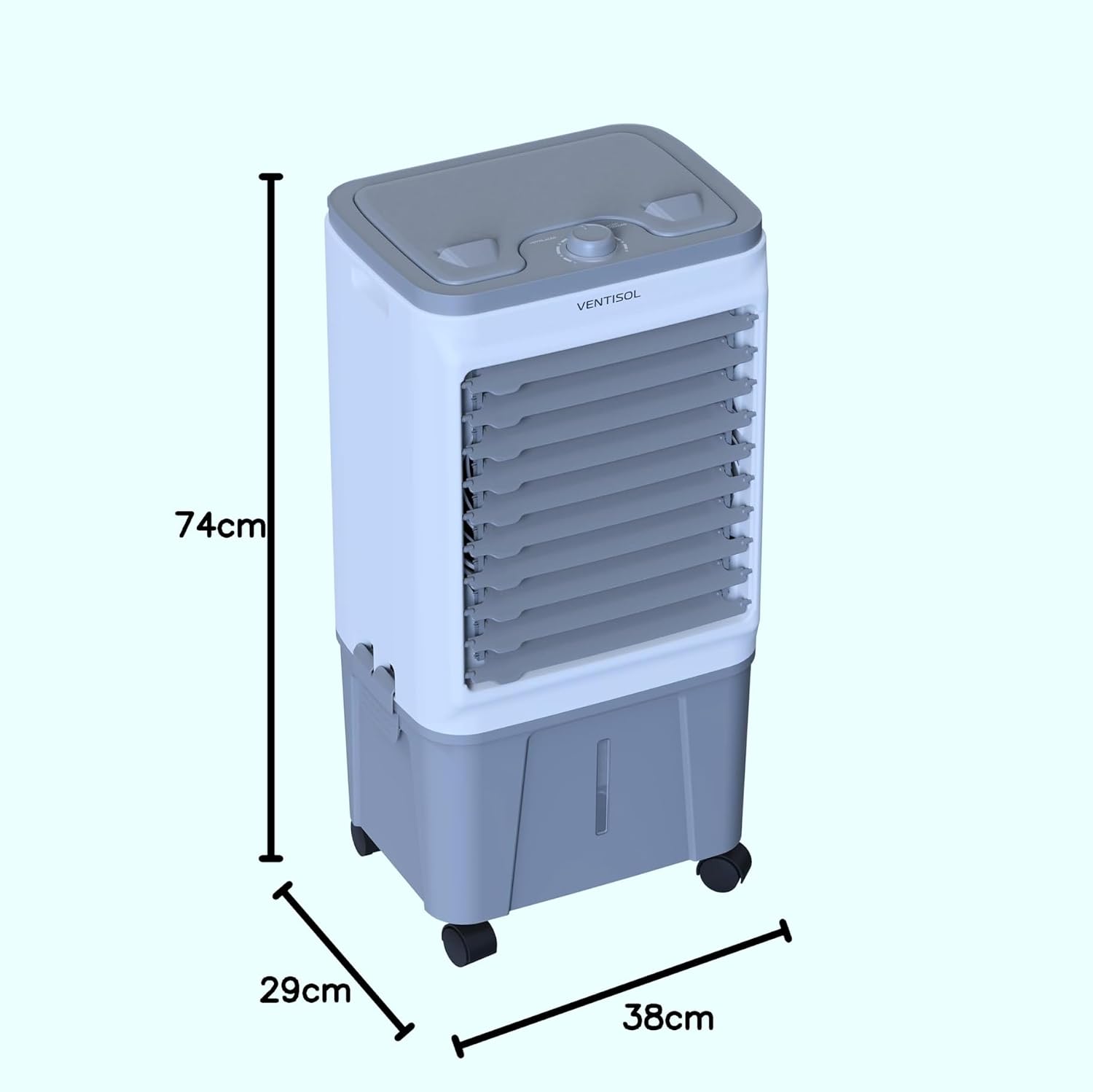 Climatizador 16L 220V Branco/Cinza 130W CLIN16-02, Ventisol - Imagem 4