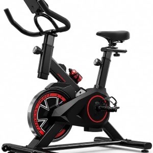 Bicicleta Ergométrica Bike Spinning Bike Treino em Casa Academia Exercícios Cardio e Emagrecimento Design Confortável e Ajustável Vertical Silenciosa Ideal para Casa Linha Rhead Red High Premium