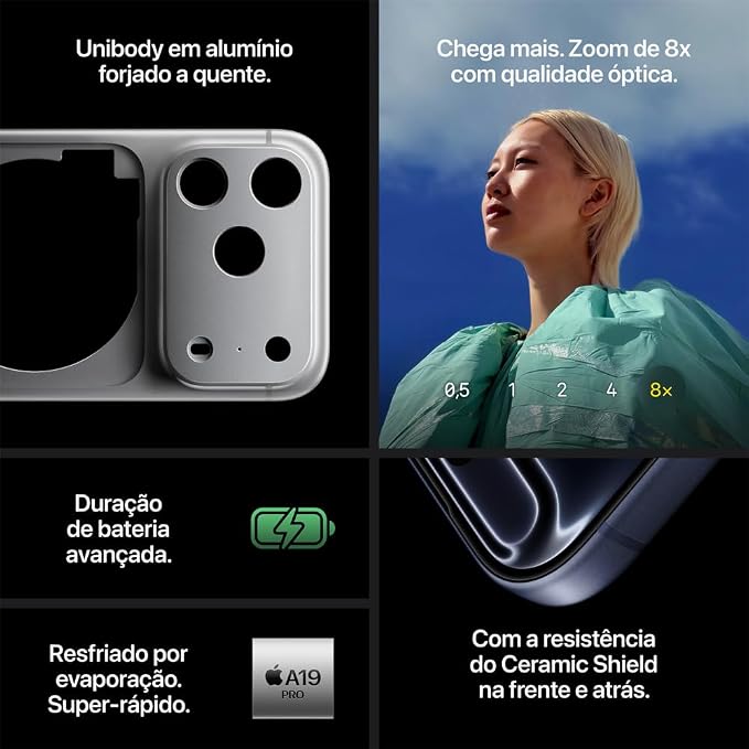Apple iPhone 17 Pro Max (512 GB) - Laranja cósmico - Imagem 4