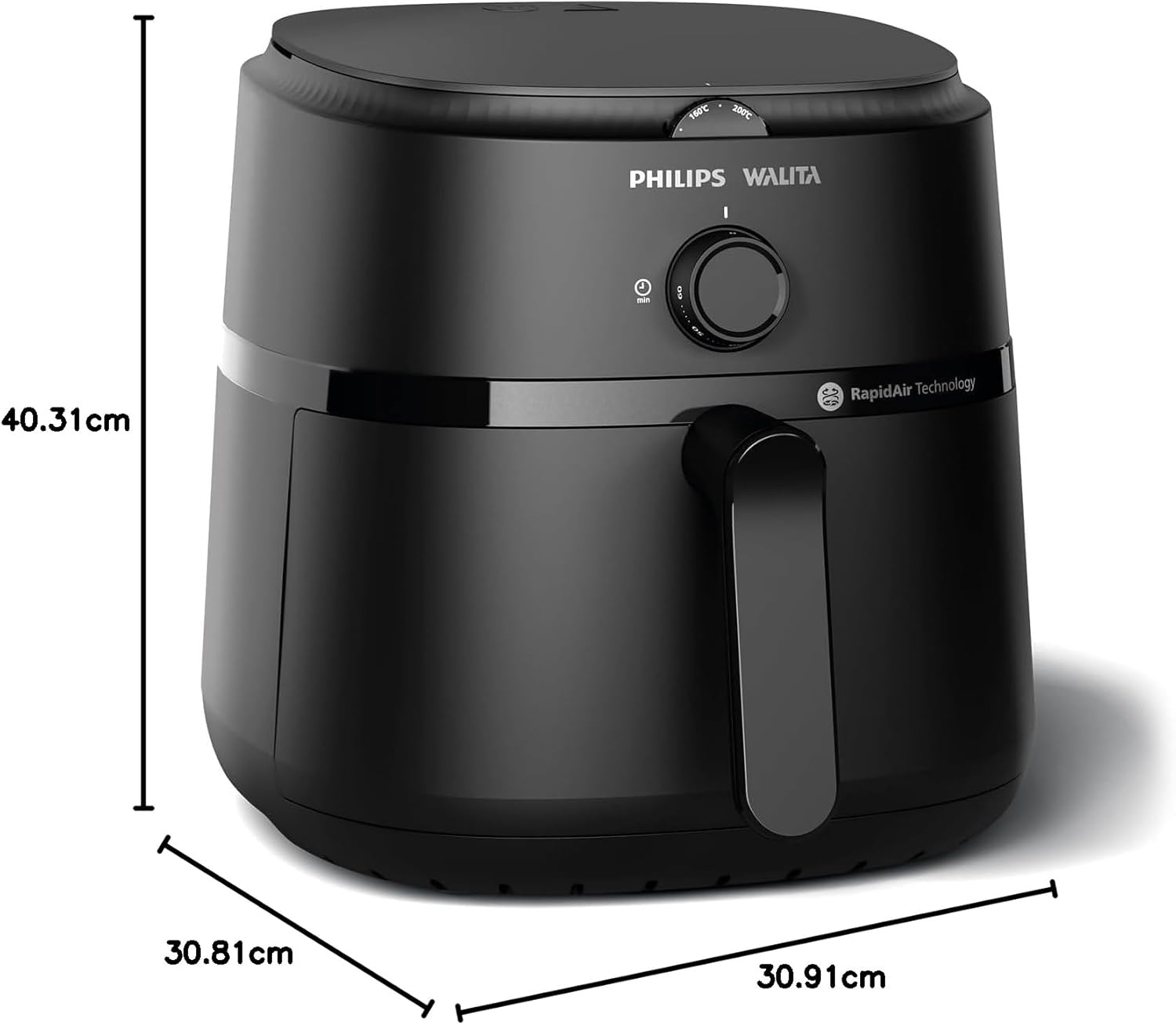 Philips Walita Fritadeira Airfryer Série 1000 XL 6,2L, Preta, 110V - Imagem 4