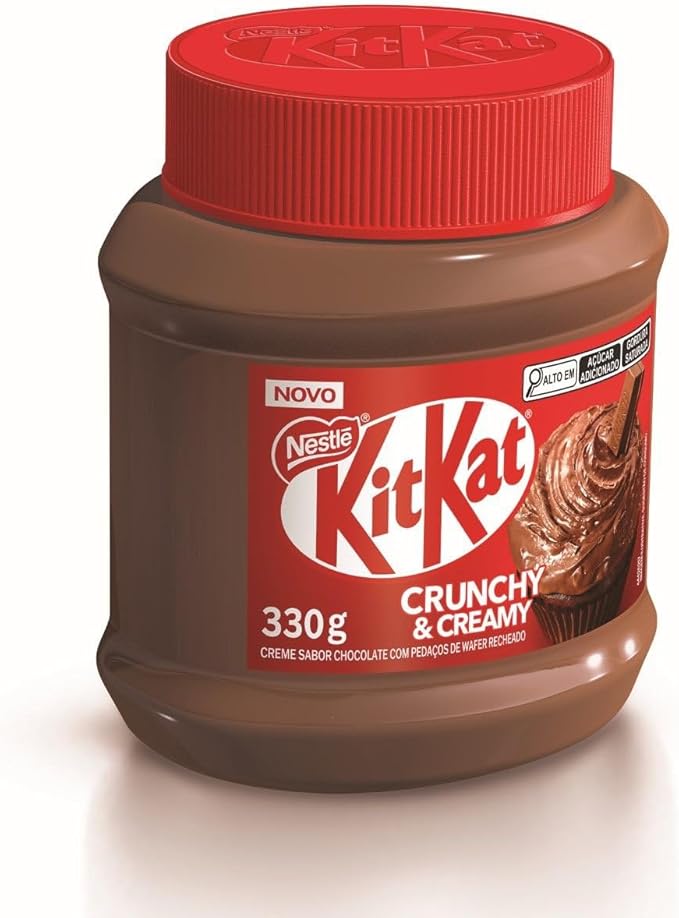 KitKat Creme Crocante de Chocolate – Pasta para Passar, 330 g - Imagem 4
