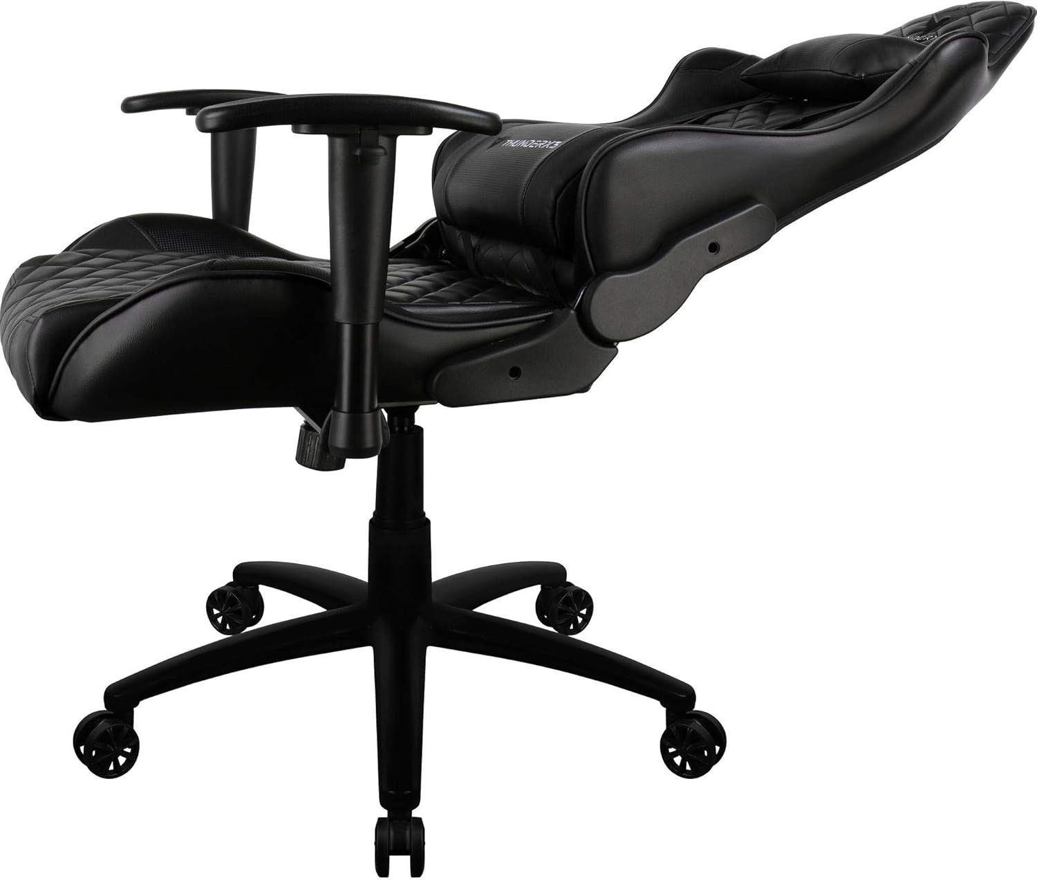 Cadeira Gamer Profissional TGC12 Preta ThunderX3. - Imagem 4