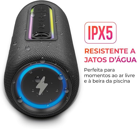 Caixa de Som Speaker AIWA SP-05-LB 30W Bluetooth IPX5 - Imagem 3