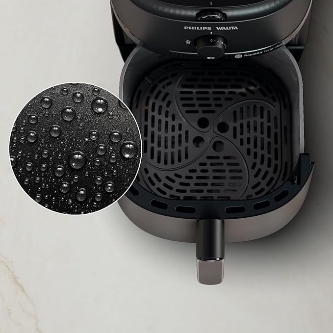 Philips Walita Fritadeira Airfryer Série 1000 XL 6,2L, Preta, 110V - Imagem 2