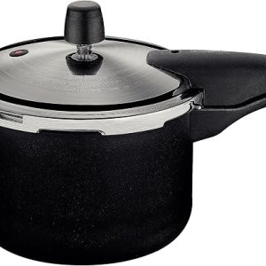 Panela de Pressão Tramontina Vancouver Effect em Alumínio com Revestimento Interno e Externo em Antiaderente Starflon Max Preto 20 cm 4,5 L