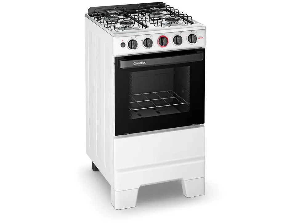 Fogão 4 Bocas Esmaltec Branco Ideal Super 4121 110/220V - Imagem 3