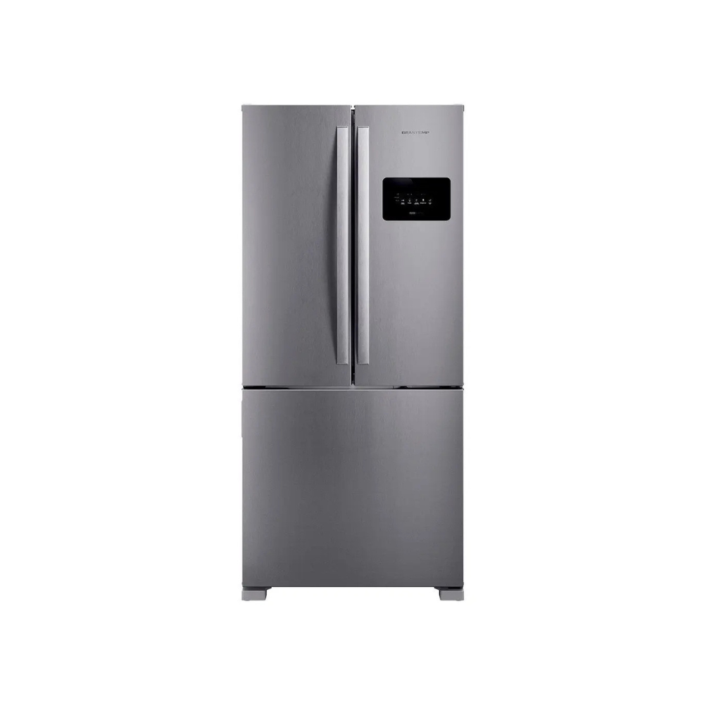 Geladeira/Refrigerador Brastemp Frost Free French Door Inox 559L BRO85MKANA 110/220V