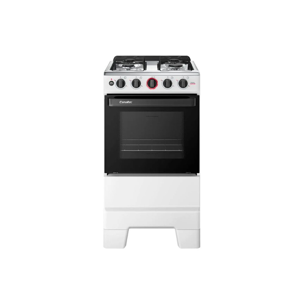 Fogão 4 Bocas Esmaltec Branco Ideal Super 4121 110/220V