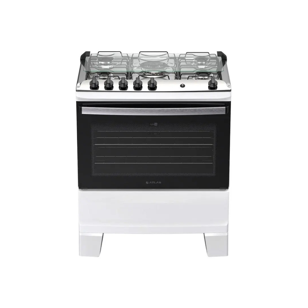 Fogão 5 Bocas Atlas Branco Agile 110/220V