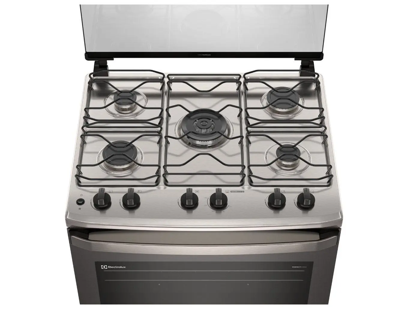 Fogão 5 Bocas Electrolux Inox Cinza Efficient FE5IG 110/220V - Imagem 3