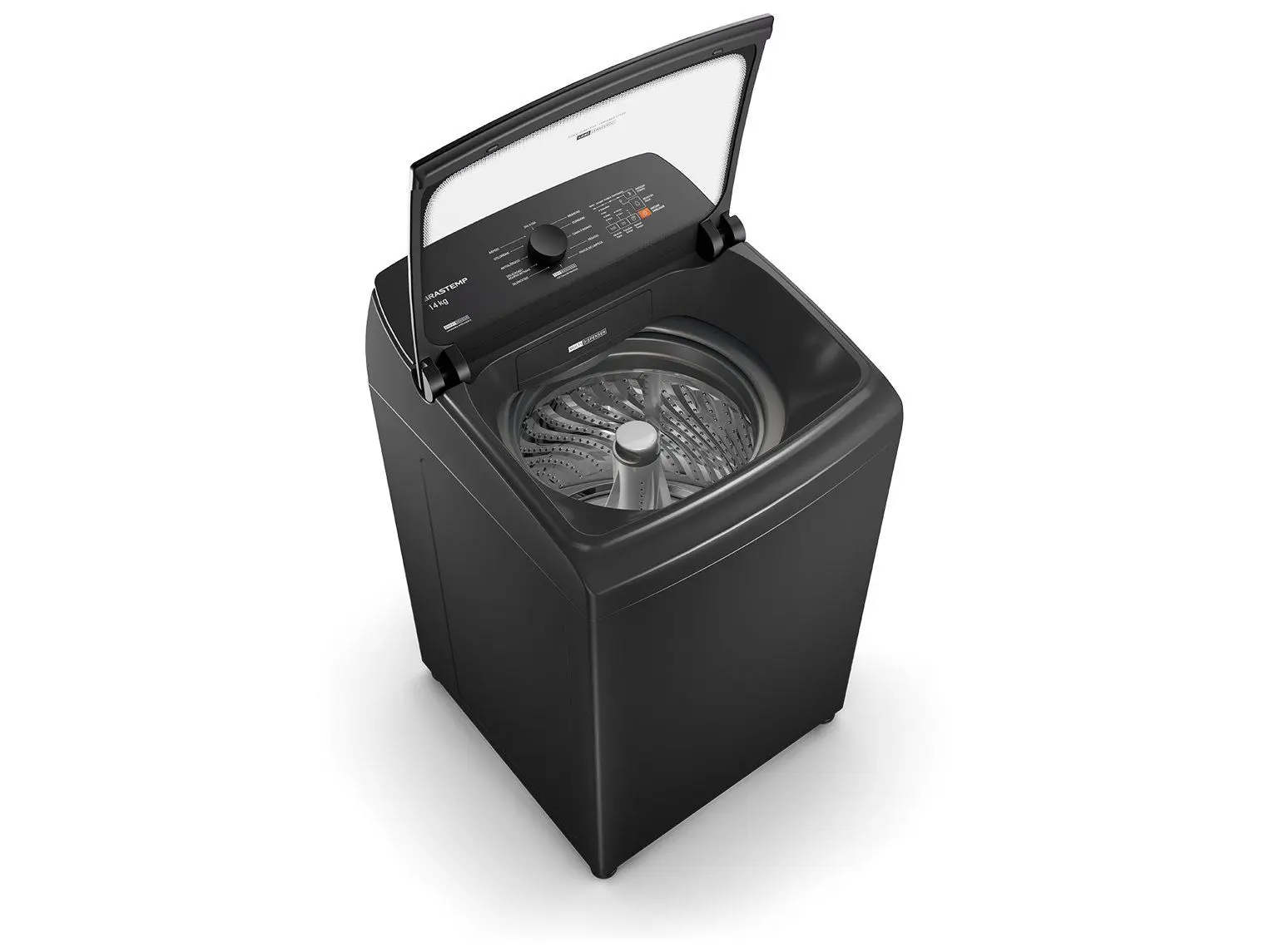 Lavadora de Roupas Brastemp 14kg Cesto Inox 12 Programas de Lavagem Cinza Platinum BWJ14A9 110/220V - Imagem 3