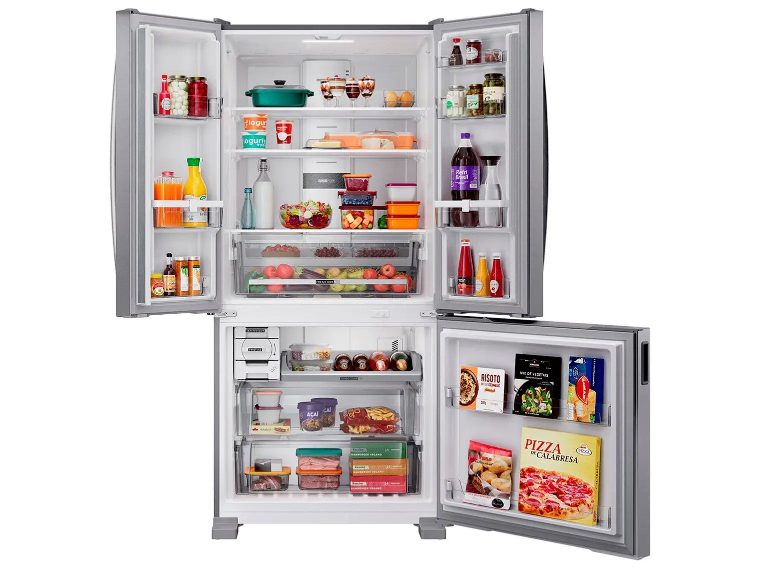 Geladeira/Refrigerador Brastemp Frost Free French Door Inox 559L BRO85MKANA 110/220V - Imagem 5