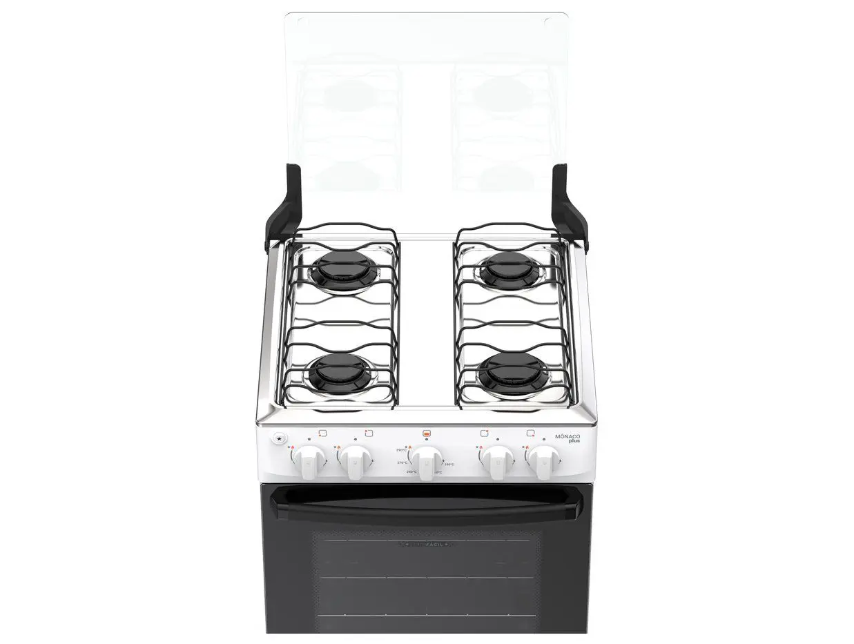 Fogão 4 Bocas Atlas Branco Mônaco Plus 110/220V - Imagem 5