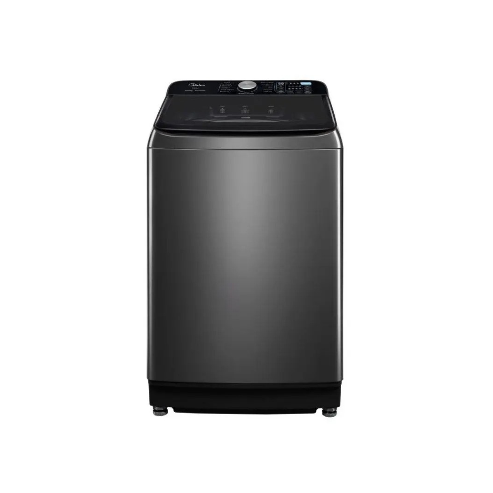 Lavadora de Roupas Midea 14,5kg Cesto Inox 13 Programas de Lavagem Cinza Titânio MA512W145/GK-05 110/220V