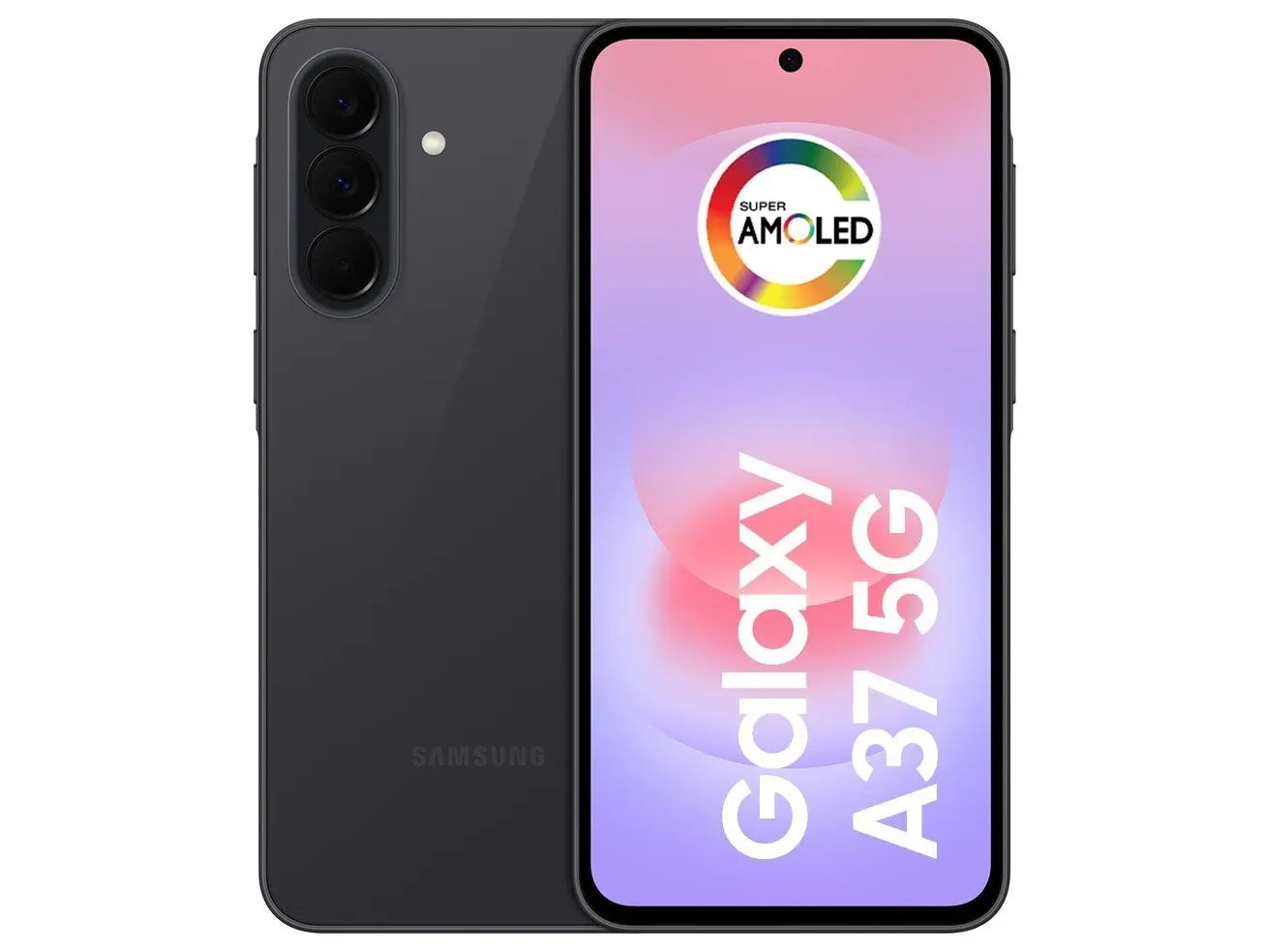 Celular Samsung Galaxy A37 256GB 5G 6GB RAM Preto 6,7" Câm Tripla + Selfie 12MP