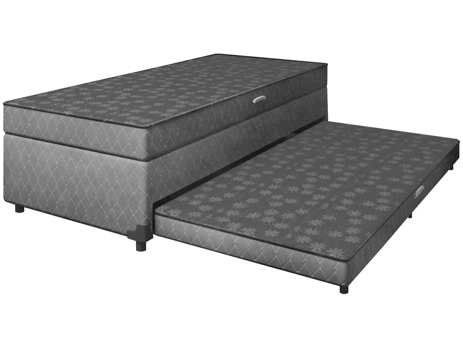 Cama Box Conjugada Solteiro SMP com Cama Auxiliar e Baú 55x88x188 Lady - Imagem 9