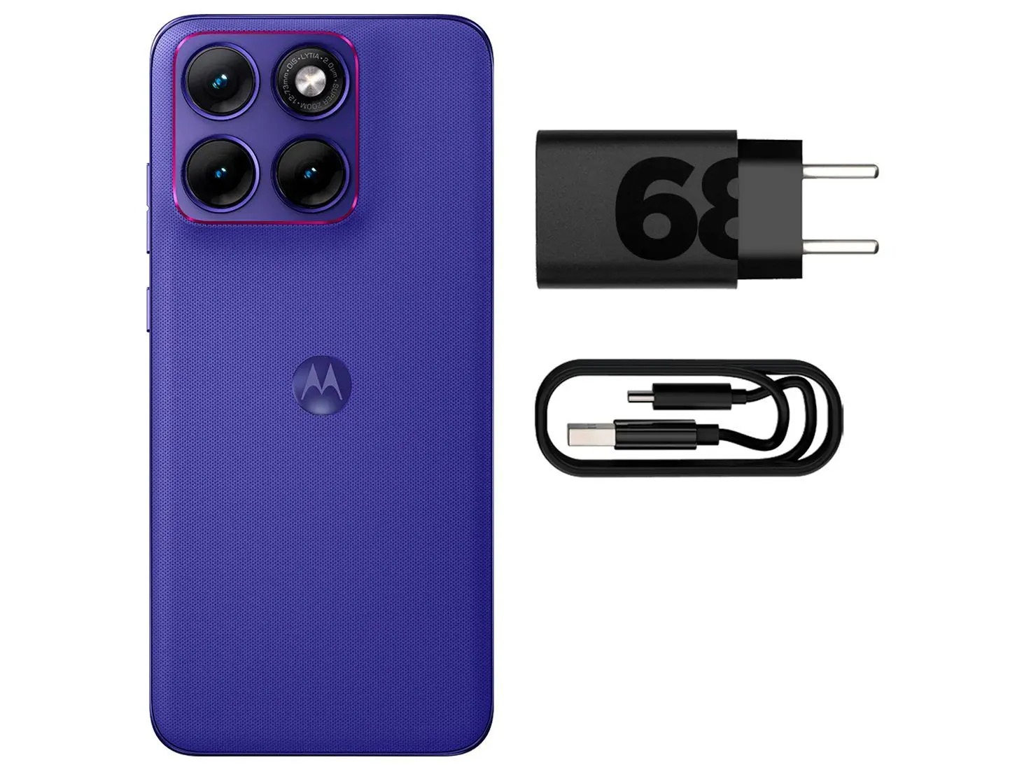 Motorola Edge 70 Fusion+ Roxo 5G 256GB 5G 24GB (12GB RAM + 12GB RAM Boost) Câmera 50MP Sony Lytia 710 Tela 1.5K Extreme Amoled 144Hz - Imagem 3