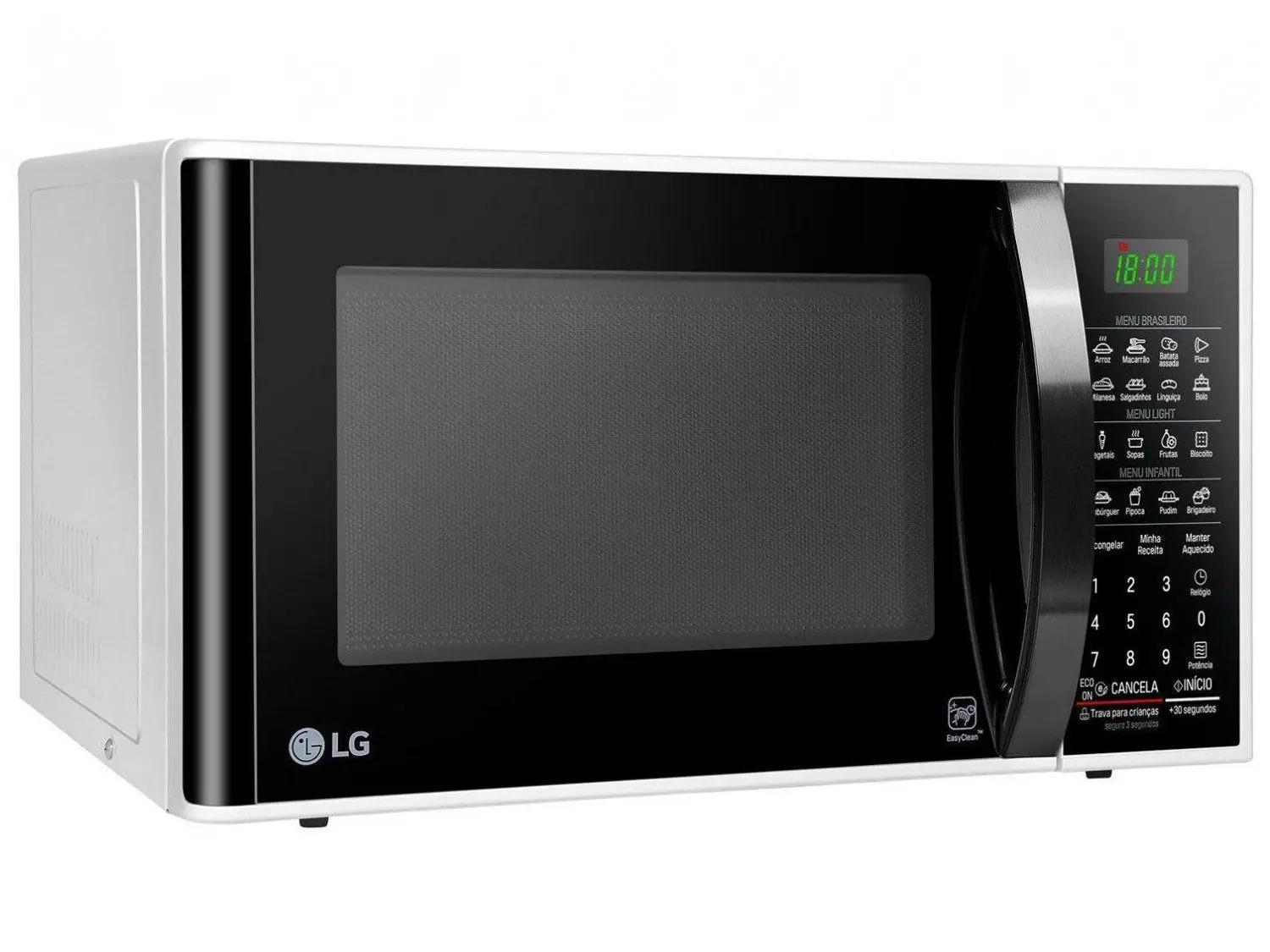 Micro-ondas LG 30L Solo MS3091BC Branco e Preto 110/220V - Imagem 4