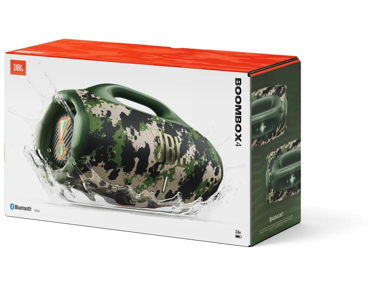Caixa de Som Bluetooth JBL Boombox 4 Camuflado - Imagem 9