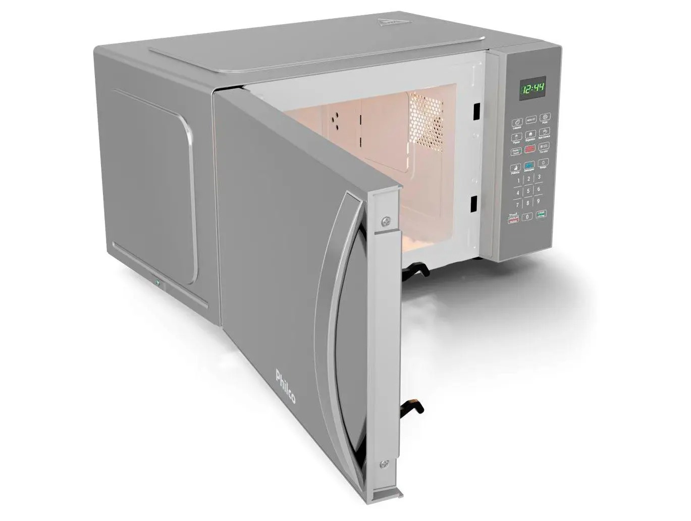 Micro-ondas Philco 28L Prata Espelhado PMO30S 110/220V - Imagem 3