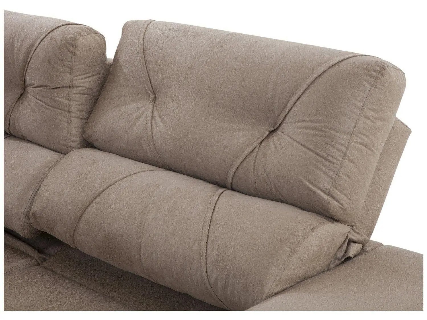 Sofá Retrátil Reclinável 3 Lugares Suede - Phormatta Evolution SMP - Imagem 4