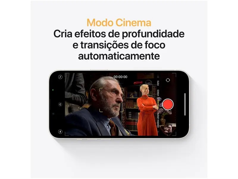 Usado: iPhone 13 256GB Preto - Outlet Bateria 70% - Apple - Imagem 2