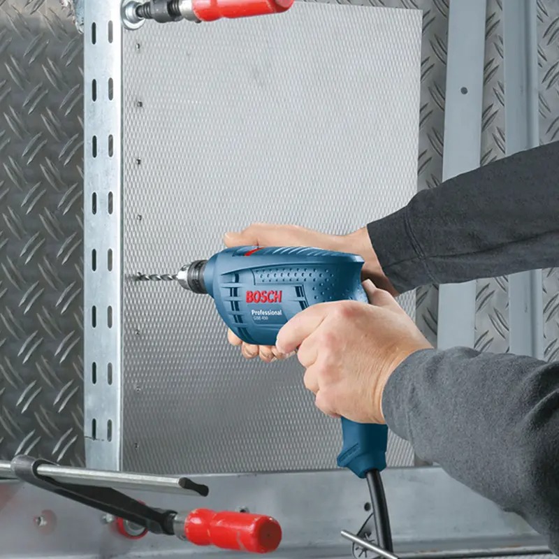 Kit Furadeira Parafusadeira Bosch Gsb 450 Re Broca Bits 110v - Imagem 2