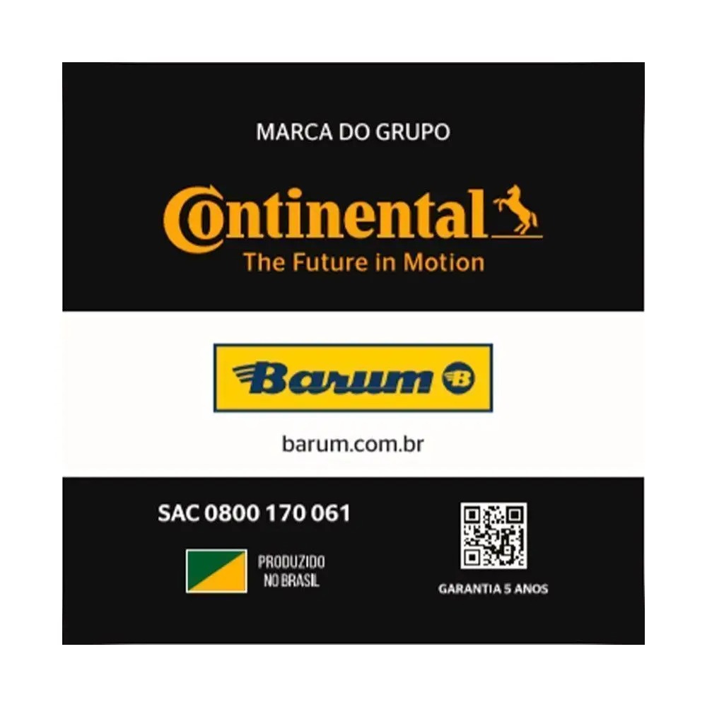 Jogo 4 Pneus Barum by Continental Aro 13 Bravuris 5HM 175-70R13 82T - Imagem 3