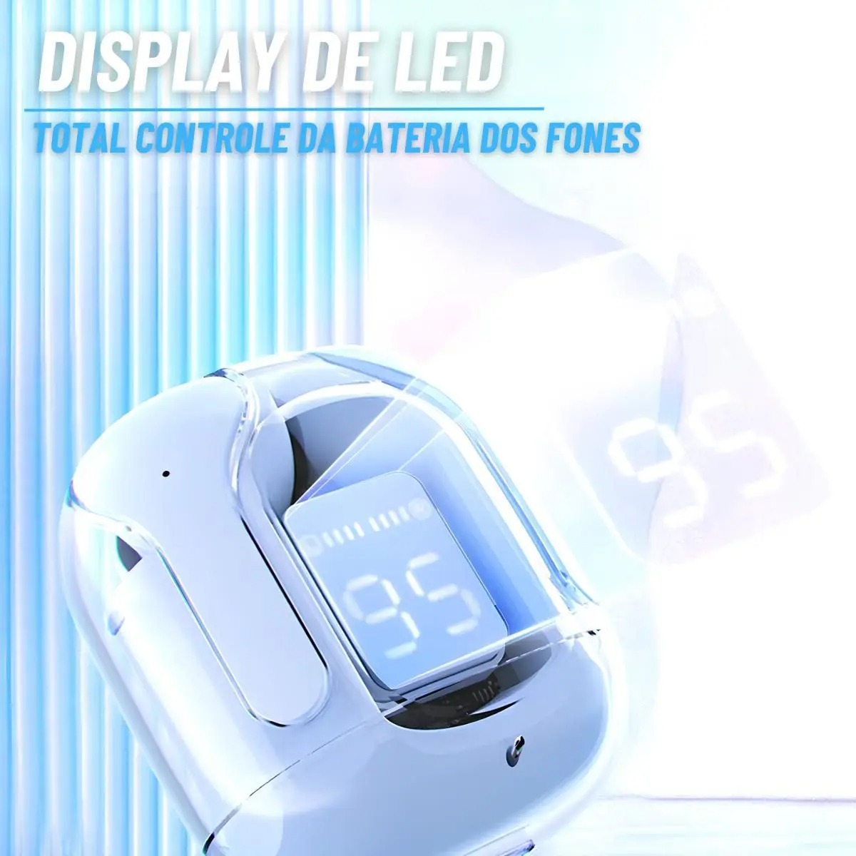 Fone De Ouvido Potente 5.3 Bluetooth Ultrapods Max - ONYONSTORE - Imagem 4