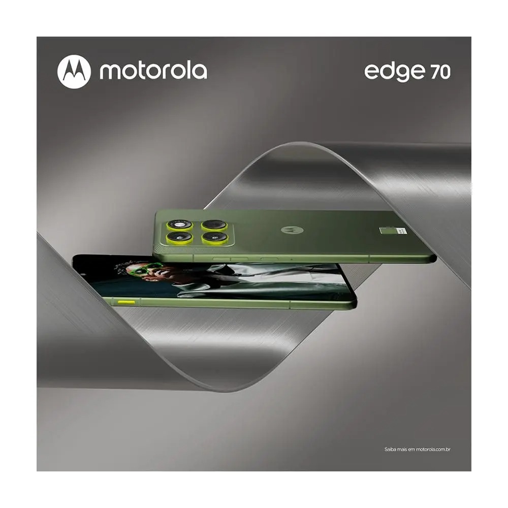 Smartphone Motorola Edge 70 5G 256GB, 24GB, 8GB RAM 16GB RAM Boost, Ultrafino, 3 cameras 50MP, Tela 1.5K extreme Amoled 120hz - Imagem 3