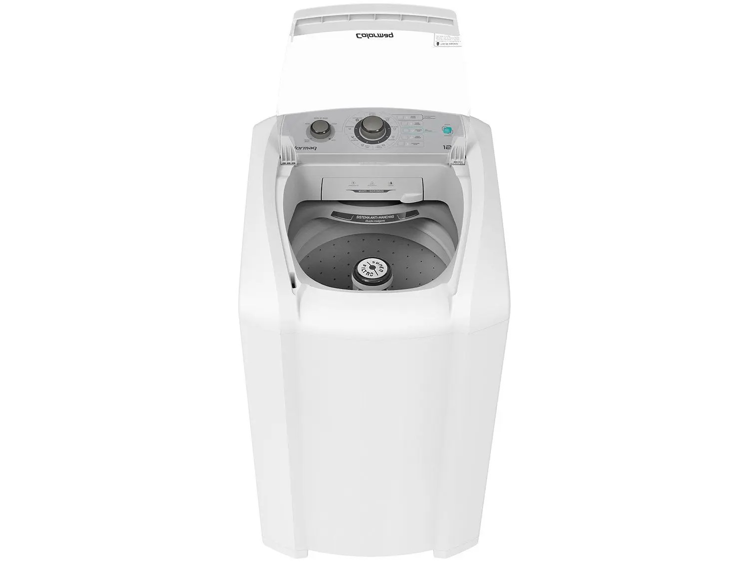 Máquina de Lavar Roupas 12 Kg Colormaq LCA - Sistema Antimanchas, Filtro Duplo de Fiapos, Branca 110/220V - Imagem 3
