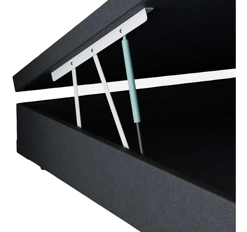 Cama Box Com Baú Casal + Colchão De Molas Ensacadas - Ortobom - AirTech SpringPocket - 138x188x67cm - Imagem 5