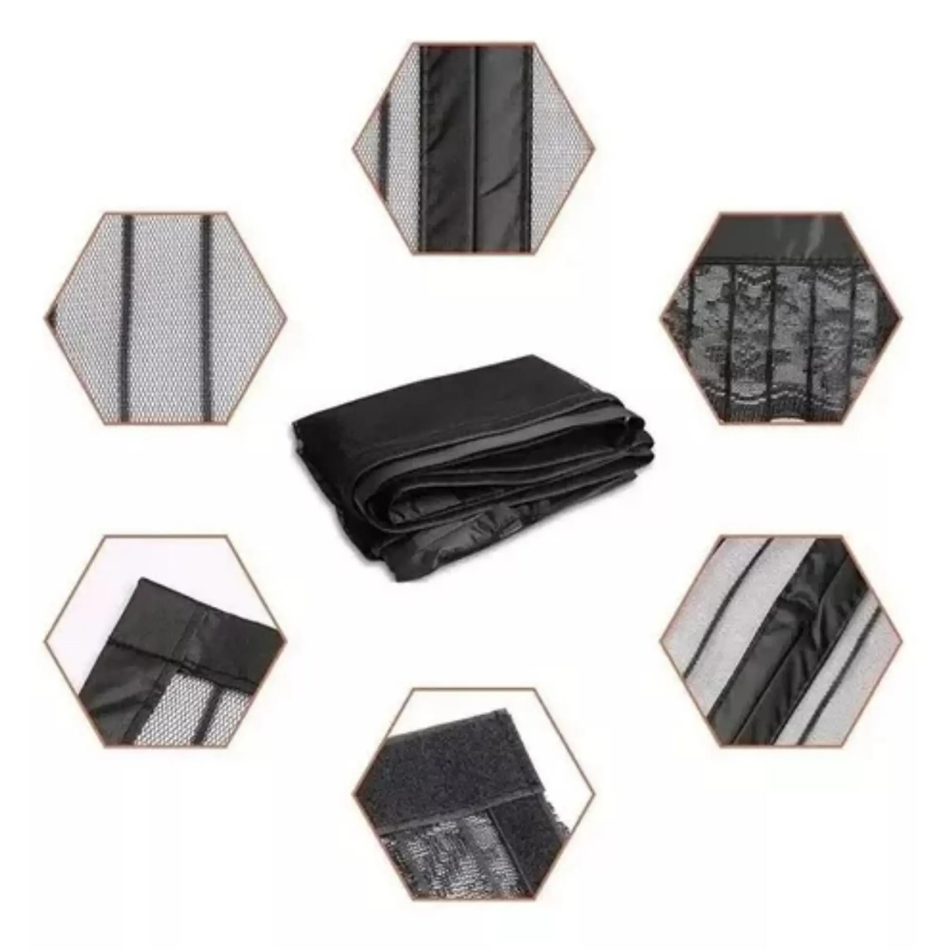 Kit Tela Mosqueteira Magnética Imã Porta Cortina Inseto Casa Apartamento Chacara - Jodi Produtos - Imagem 3