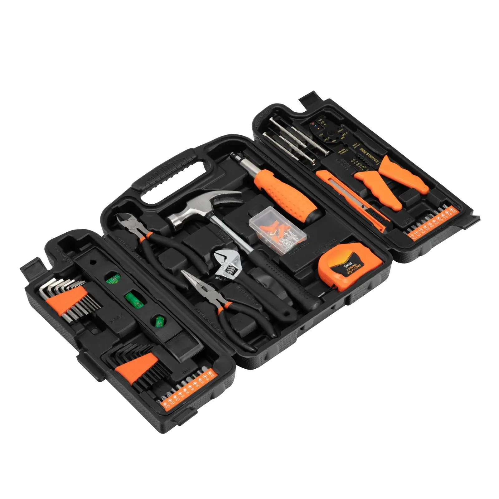 Kit De Ferramentas Domus Vita Com 129 Peças Completo Chrome Vanadium Martelo Alicates Trena e Muito Mais - Imagem 2