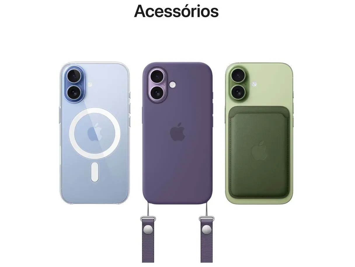 Smartphone Apple iPhone 17 256GB Branco - 5G + Carregador Apple USB-C 20W Original - Imagem 8
