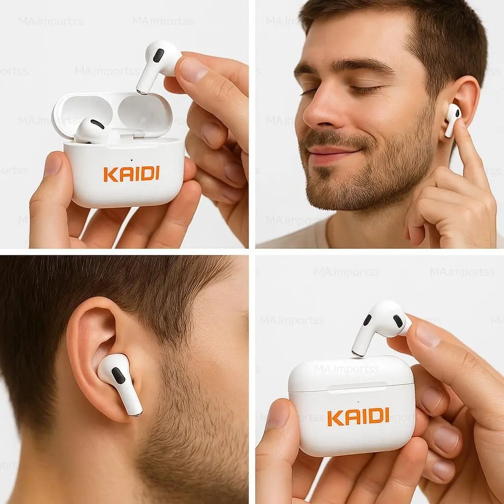 Fone de Ouvido Bluetooth Original Kaidi Para Academia Resistente Água Fone Sem Fio - Imagem 2