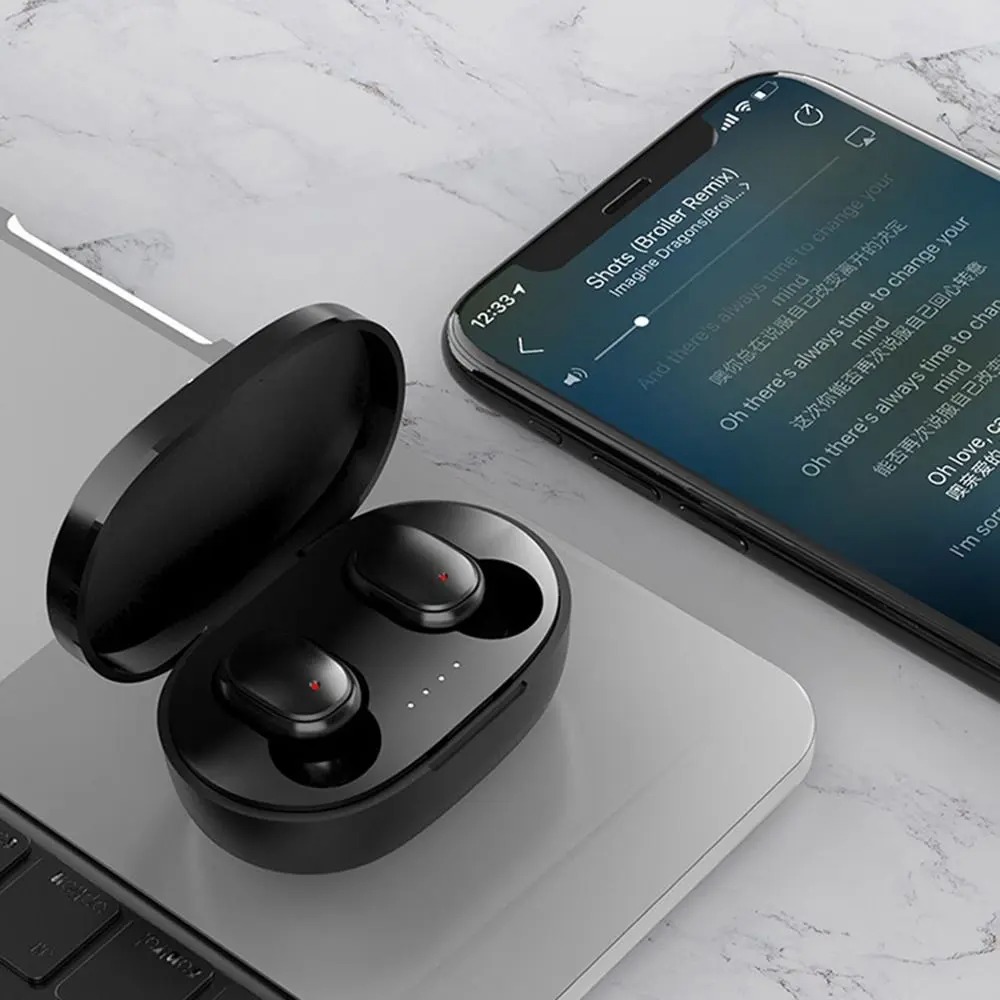 Fone De Ouvido Sem Fio Original A Via Bluetooth A6S Pro Preto Pequeno Originais Fones - 01Smart - Imagem 7