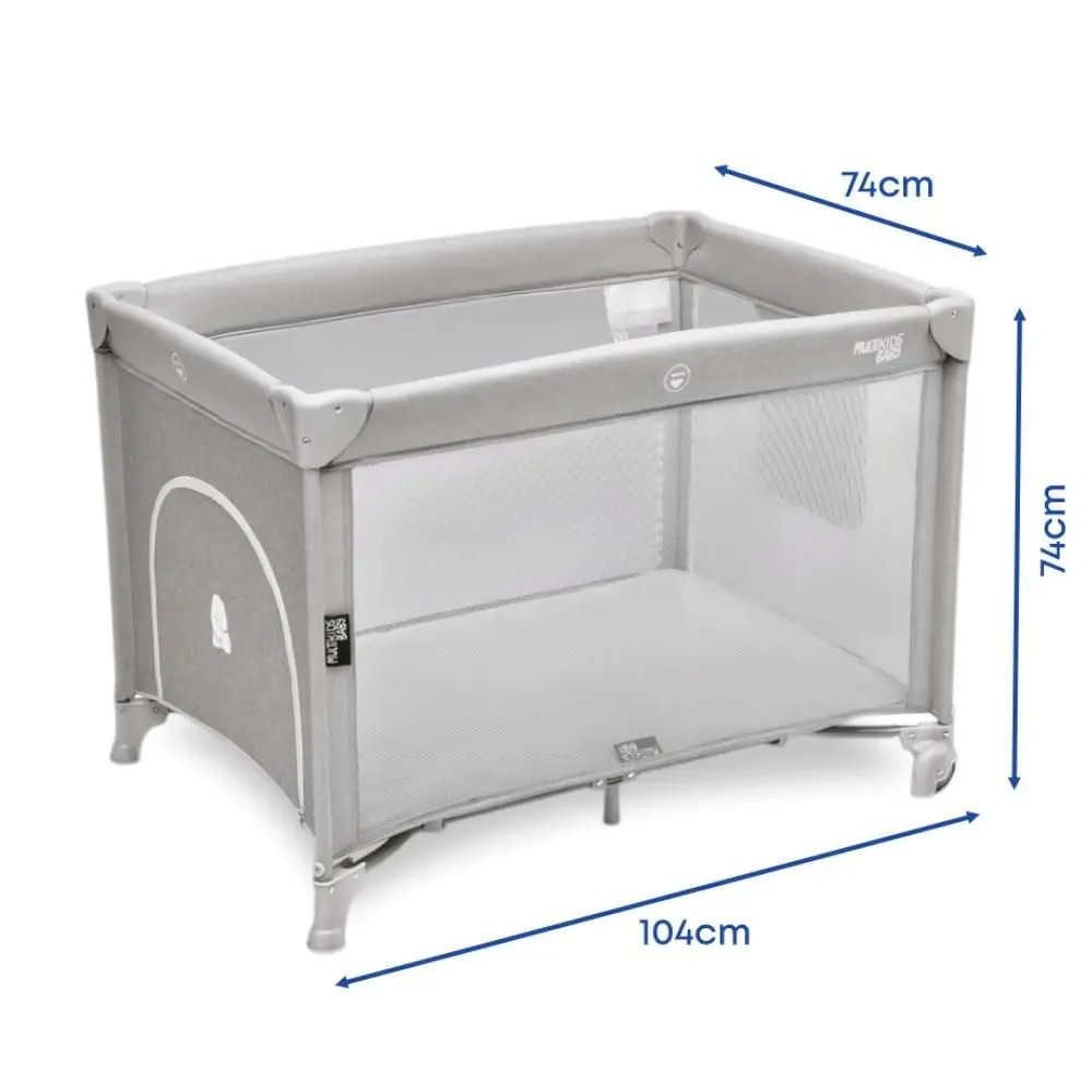 Berço Chiqueirinho Cercado Desmontável Portátil Bebê Viagem - Multi Kids - Imagem 2