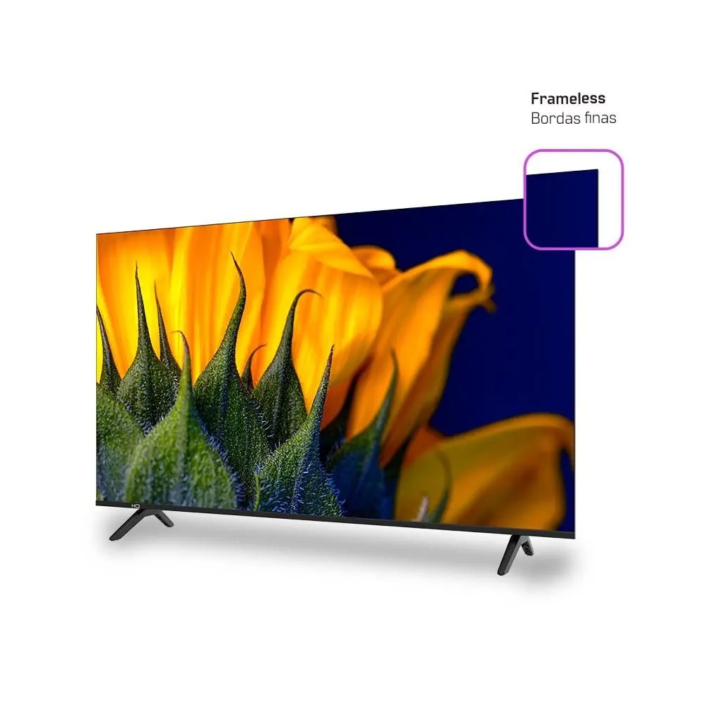 Smart TV HQ QLED 55 Polegadas HQ-QLED55SM 4K Wi-Fi Bluetooth, Apps, Netflix, YouTube e Prime Vídeo - Imagem 2