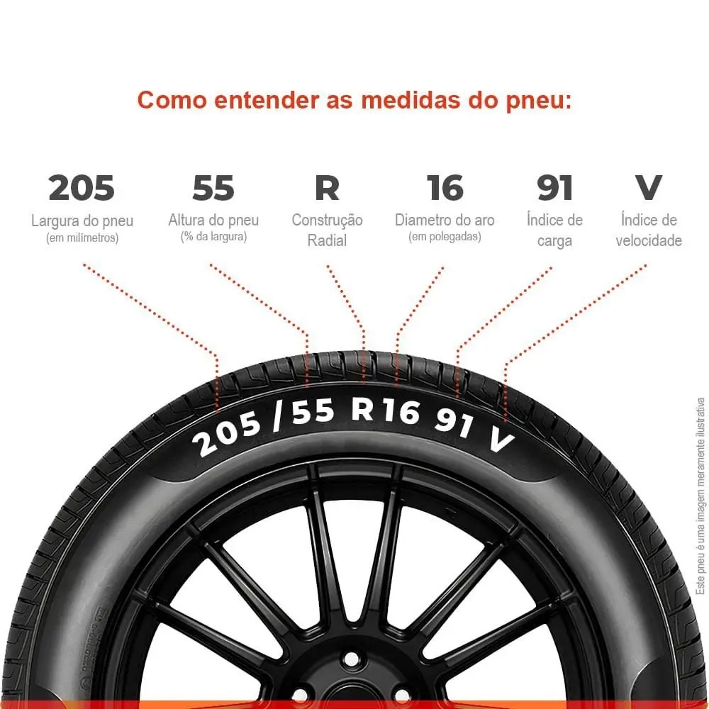 Kit 4 Pneu Continental Aro 16 205/55r16 91v Fr PowerContact2 - Continental Pneus - Imagem 2