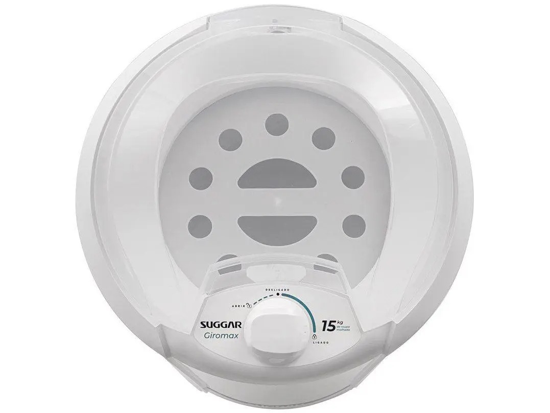 Centrifuga de Roupas Giromax 15Kg Branco 127v Suggar - CT150 110/220V - Imagem 2