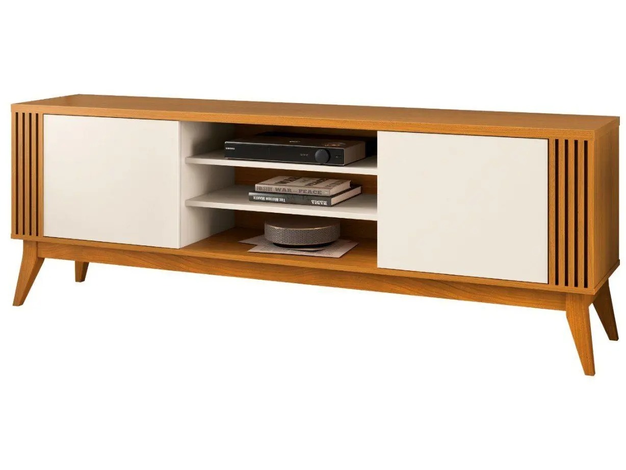 Rack para TV até 75” Bancada 2 Portas EDN Móveis - Legacy - Imagem 2